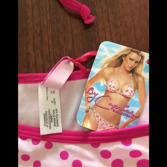 By Caprice Pink Union Jack Tie Side Bikini Briefs bb. - Picture 8 of 8